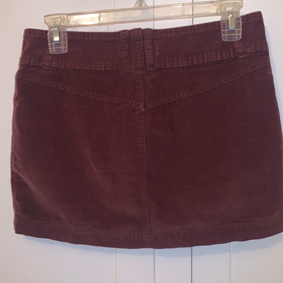 Free People Ray Corduroy Mini Skirt jean size 26 - Picture 5 of 5